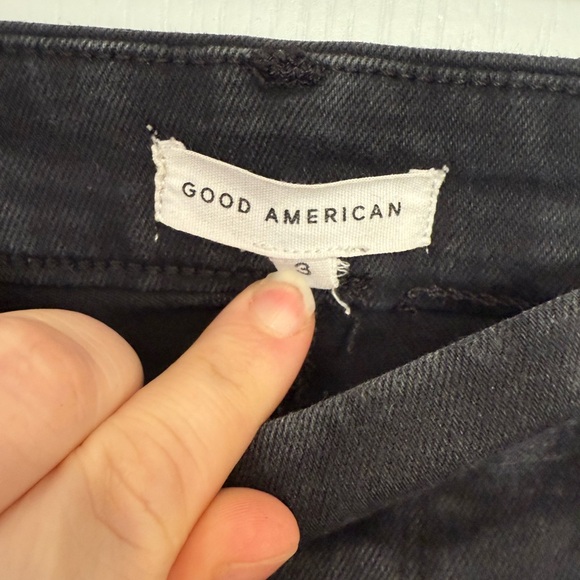 Good American black Denim flare Jeans - Picture 2 of 6